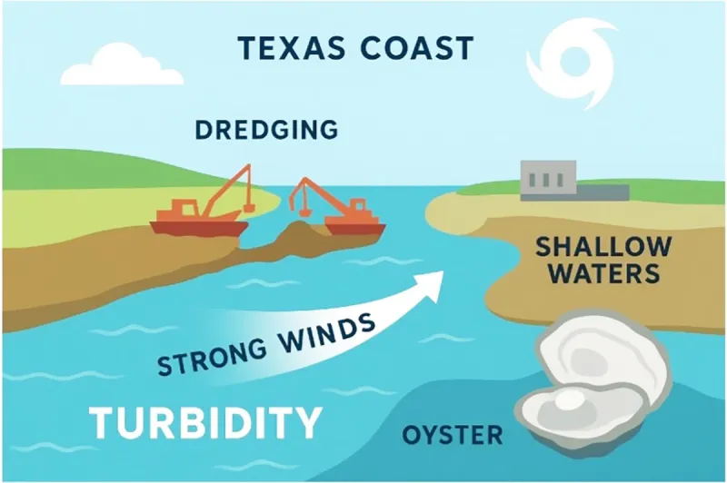 Coastal water quality illustration published with the South Jetty article